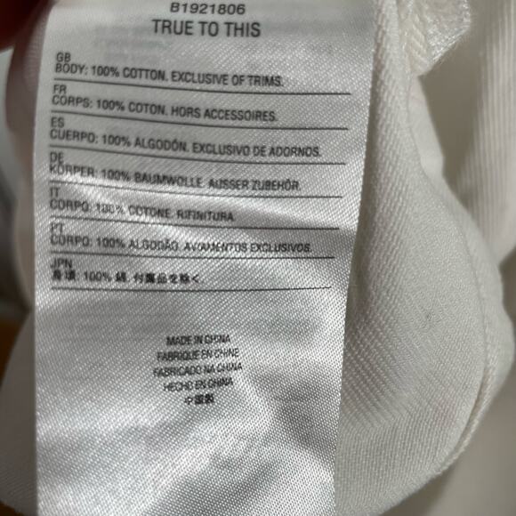 Volcom White Overall Front Zip Teen Mini Dress Skirt Jumper Summer Medium NWT - Picture 8 of 16